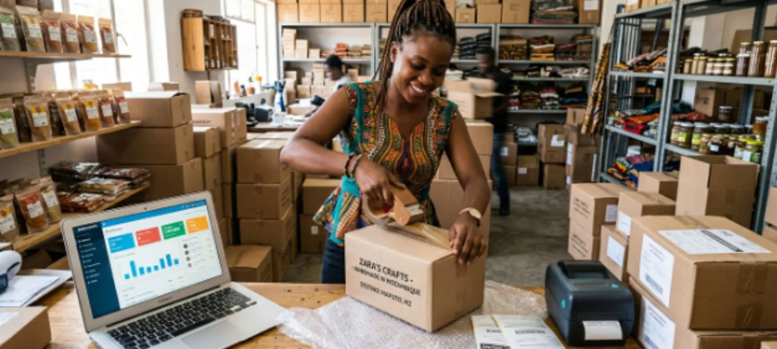 E-commerce em Moçambique: Como Vender Online Superando os Desafios de Logística e Conectividade